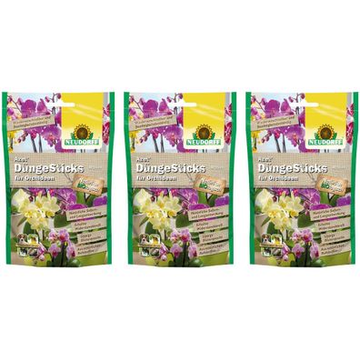 3er Set - NEUDORFF® Azet® DüngeSticks für Orchideen BIO logisch 3 x 40 Sticks