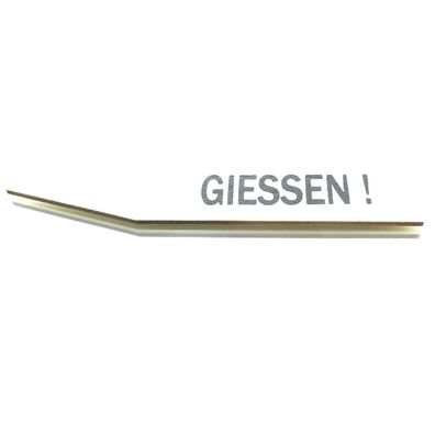 Riffelmacher 3 Pflanzenstecker Giessen! - Noch nicht tot - Unkraut 15 x 3 cm