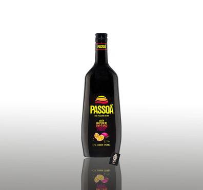 Passoa Liqueur Likör mit Passionsfrucht 1L 17% Vol. - [Enthält Sulfite]