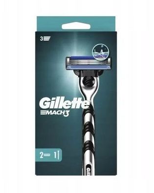 Gillette Mach3 Rasierer inkl. 2 Klingen