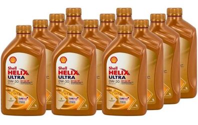 Shell Helix Ultra ECT C3 SP 0W-30 12x1 Liter