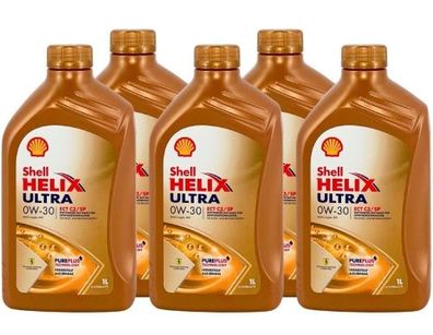 Shell Helix Ultra ECT C3 SP 0W-30 5x1 Liter