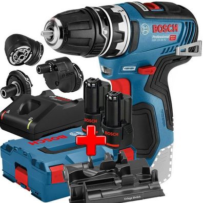 Bosch Akku-Bohrschrauber 12V GSR 12V-35 FC + 2x3,0Ah