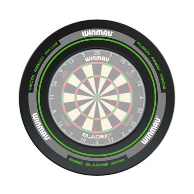 Winmau Surround Advance black/green 4455 | Dartscheibe Dart Scheibe Darts