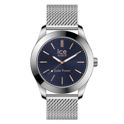 Ice-Watch Herrenuhr ICE Steel Solar M Dunkelblau 023794