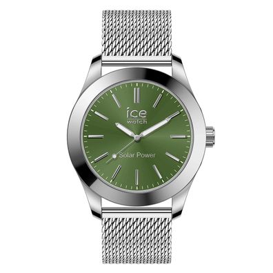 Ice-Watch Herrenuhr ICE Steel Solar M Grün 023796