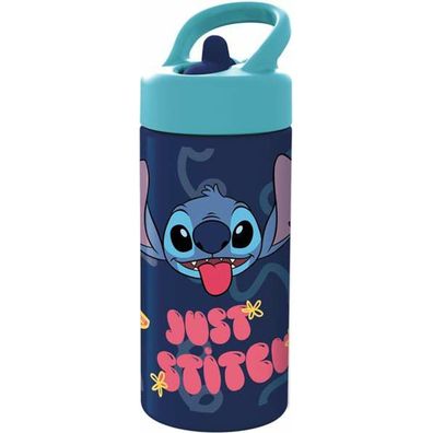 Flasche Stitch Sweet Blau Lila PVC 410 ml Für Kinder Default Title