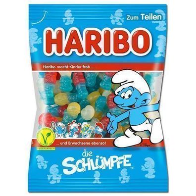 Haribo Schlümpfe Fruchtgummis 175 g - Süßes aus Deutschland