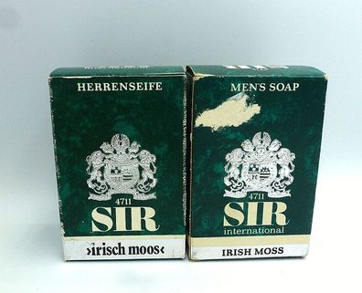 Vintage 2 x 4711 SIR irisch moos - Herrenseife Men´s Soap 2 x 125 g