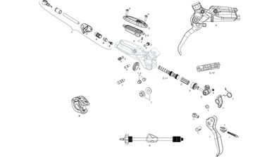 SRAM Bremshebel G2 RSC für G2 RSC, kp