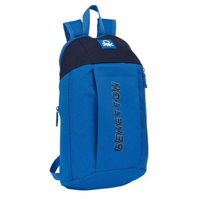 Lässiger Rucksack Benetton Deep water Blau 10 L Default Title