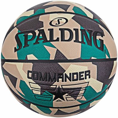 Basketball Commander Poly Spalding Commander Braun 7 Synthetisch (Größe 7) Default Ti