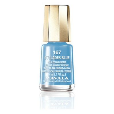 Nagellack Mavala Nail Color Cream 167-cyclades blue (5 ml) Default Title