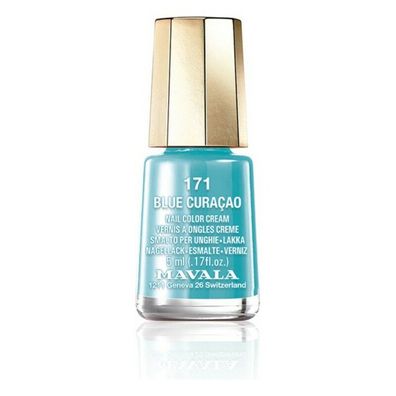 Nagellack Nail Color Cream Mavala 171-blue curaçao (5 ml) Default Title