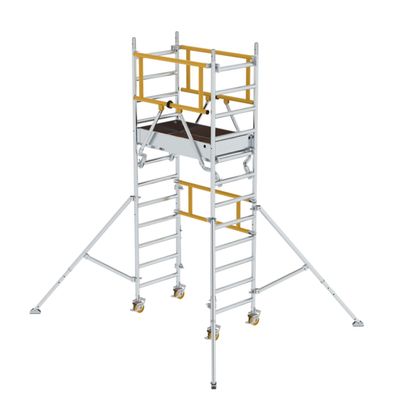 MUNK Flexxtower SG mit Sicherheitsgelaender 4,10m AH