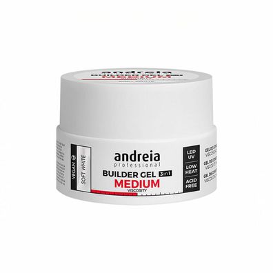 Gel-Nagellack Medium Viscosity Andreia Professional Builder Weiß (22 g) Default Title