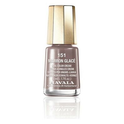 Nagellack Nail Color Cream Mavala 151-marron glace (5 ml) Default Title