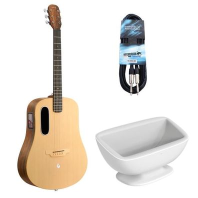 Lava Music Gitarre ME4 Spruce 41 mit Ladestation und Kabel