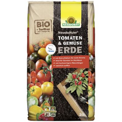 NEUDORFF® NeudoHum® BIO Tomaten- & Gemüseerde 20 Liter torffrei