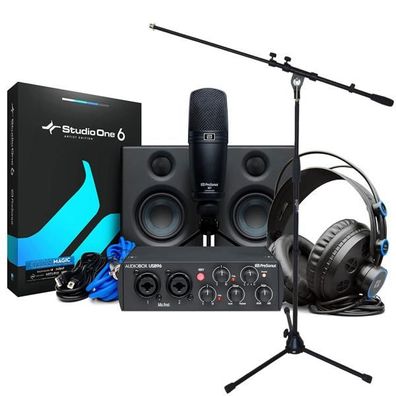 Presonus Audiobox 96 Ultimate Bundle BK mit Stativ