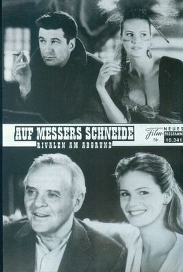 Neues Filmprogramm Nr. 10341 - Auf Messers Schneide Rivalen Am Abgrund (04 Seiten)