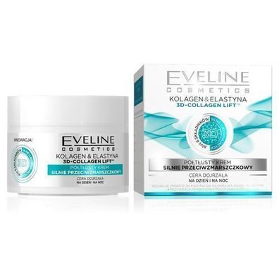 Eveline Cosmetics Anti-Falten-Creme mit Kollagen & Elastin