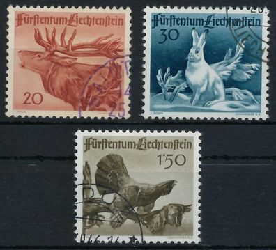 Liechtenstein 1946 Nr 249-251 gestempelt X13325E