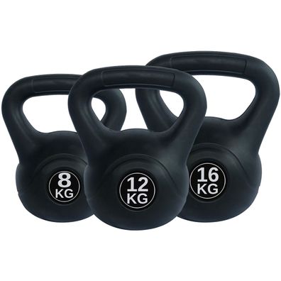 Kettlebell Schwunghantel Kugelhantel Rundgewicht Kurzhantel S 8kg 12kg 16kg