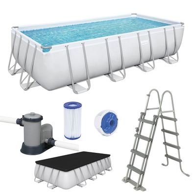 Bestway Swimmingpool Pool Gartenpool Schwimmbad Schwimmbecken Pumpe Set 56465