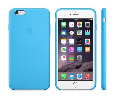 Original Apple iPhone 6 / 6S Silikon Case 4,7" MGQJ2ZM/A Schutzhülle Blue