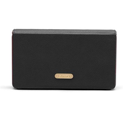 Original Marshall Leder Flip Cover Case Schwarz Rot für Stockwell Neu OVP