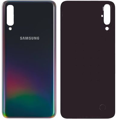 Original Samsung Galaxy A50 A505F Akkudeckel Backcover Hinten Schwarz Ohne Linse
