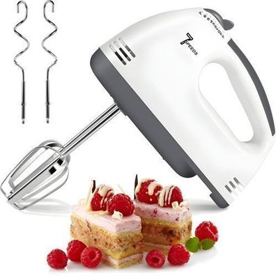 Elektrische Handmixer Handrührer Geschwindigkeitsregler 260W Retoo