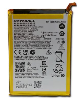 Original Motorola NH50 Akku Für Motorola Moto E13 G22 E22s E32 G13 G53 5000mAh