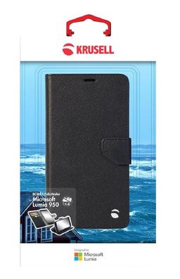 Original Krusell Microsoft Lumia 950 / Lumia 950 Dual Sim 5,2" Boras Folio-Wallet