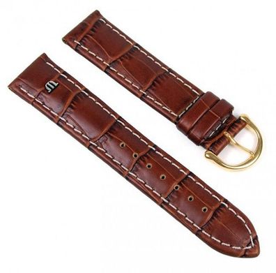 Ersatzband 20mm Leder Braun Louisiana Optik Maurice Lacroix 18370G