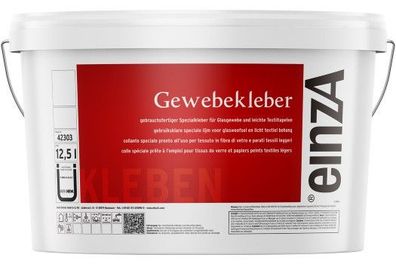 einzA Gewebekleber 12,5 kg farblos