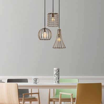 Opviq Kronleuchter FLG1249 METAL BODY 52 x 41 x 49-129 cm