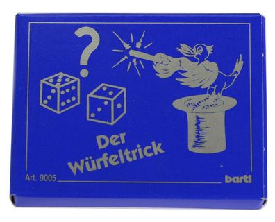 Mini Zaubertrick "Der Würfeltrick" für unterwegs