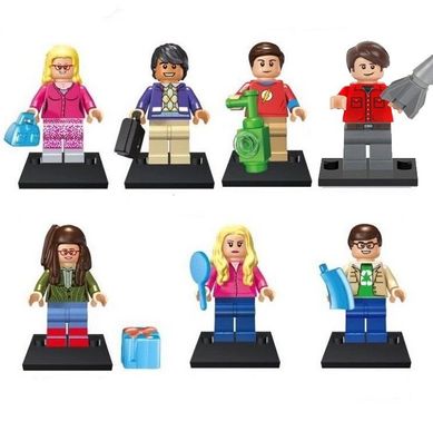 The Big Bang Theory Penny Sheldon Cooper Amy Klemmbausteine Cobi Kazi kompatibel