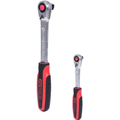 KS TOOLS SlimPOWER Umschaltknarren-Satz 2tlg. 1/4" + 1/2" - 920.0002