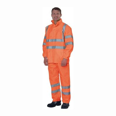 ASATEX Warnschutzregenhose Prevent orange Größe M - RHO/M