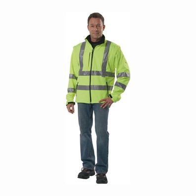 ASATEX Warnschutz-Softshelljacke Prevent gelb Größe XL - 8060G/XL