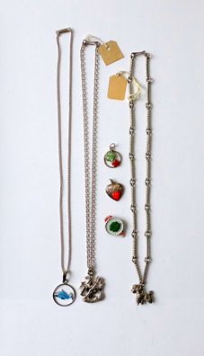 DDR Kinderschmuck Ketten Anhänger Sternzeichen Pudel Modeschmuck