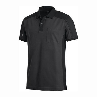 FHB Poloshirt KONRAD Größe M anthrazit / schwarz - 91490-1220-M