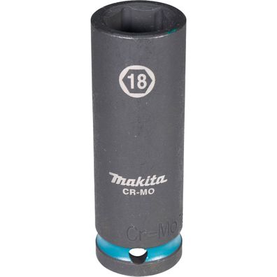 Makita E-16483 Steckschléssel 1/2" SW18 Impact Black lang