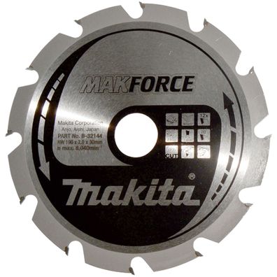 Makita Makforce Sägeblatt 190x30x12Z - B-32144