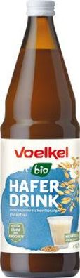 Voelkel 6x Hafer Drink mit calciumreicher Rotalge, glutenfrei 0,75l