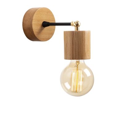 Opviq Wandleuchte NOR3160 WOODEN BODY