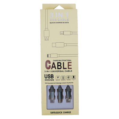 WS24 Universal USB Ladekabel 3in1